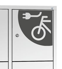 Akku Ladeschrank, z.B. für E-Bike Akkus